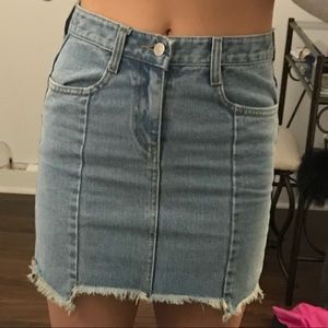 Amazing high waist denim skirt